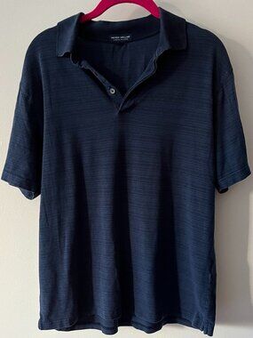 Peter Millar Crown Crafted Blue Polo Sz M